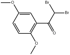 2,2-Dibromo-1-(2,5-dimethoxyphenyl)ethanone Structure