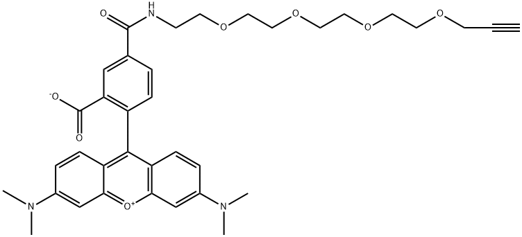 TAMRA-PEG4-alkyne 구조식 이미지