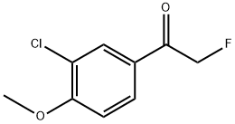 1-(3-chloro-4-methoxyphenyl)-2-fluoroethanone Structure