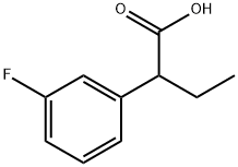 Benzeneacetic acid, α-ethyl-3-fluoro- Structure