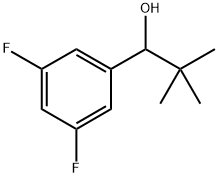 1-(3,5-difluorophenyl)-2,2-dimethylpropan-1-ol Structure