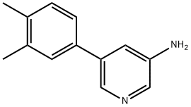 5-(3,4-Dimethylphenyl)-3-pyridinamine Structure