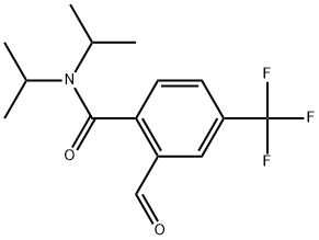 2-Formyl-N,N-bis(1-methylethyl)-4-(trifluoromethyl)-benzamide Structure