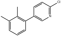 2-Chloro-5-(2,3-dimethylphenyl)pyridine Structure