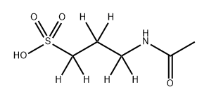 N-Acetylhomotaurine-d6 Structure