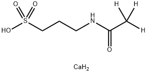 Acamprosate-d3 Calcium 구조식 이미지