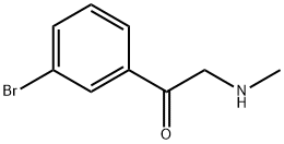 1-(3-bromophenyl)-2-(methylamino)ethanone Structure