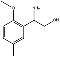 2-amino-2-(2-methoxy-5-methylphenyl)ethanol Structure