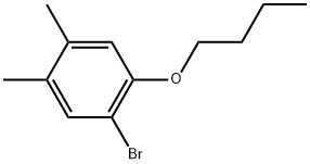 1-Bromo-2-butoxy-4,5-dimethylbenzene Structure