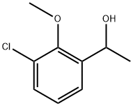 Benzenemethanol, 3-chloro-2-methoxy-α-methyl- 구조식 이미지