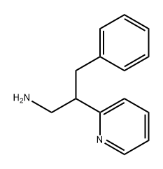 2-Pyridineethanamine, β-(phenylmethyl)- 구조식 이미지