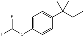 1-(Difluoromethoxy)-4-(1,1-dimethylpropyl)benzene Structure