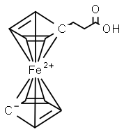 3-Ferrocenylpropionic acid Structure