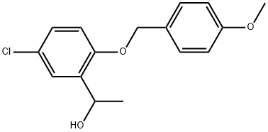 5-Chloro-2-[(4-methoxyphenyl)methoxy]-α-methylbenzenemethanol Structure