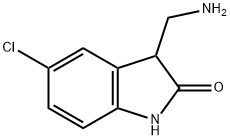 3-(aminomethyl)-5-chloro-2,3-dihydro-1H-indol-2-one Structure