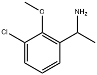 Benzenemethanamine, 3-chloro-2-methoxy-α-methyl- Structure
