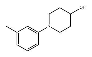 1-(3-methylphenyl)piperidin-4-ol Structure