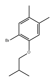 1-Bromo-2-isobutoxy-4,5-dimethylbenzene Structure