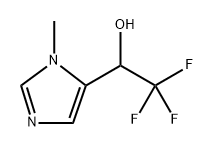 1H-Imidazole-5-methanol, 1-methyl-α-(trifluoromethyl)- Structure