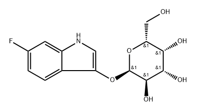 6-Fluoro-3-indolyl α-D-galactopyranoside Structure