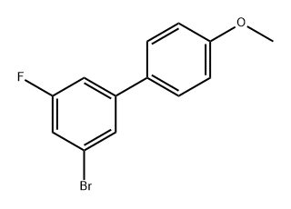 3-Bromo-5-fluoro-4'-methoxy-1,1'-biphenyl Structure