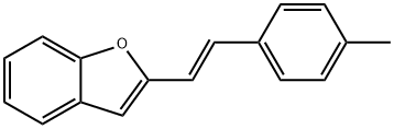 2-(4-methyl styryl) benzofurane Structure