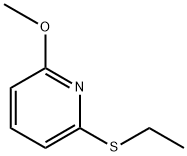 Pyridine, 2-(ethylthio)-6-methoxy- Structure