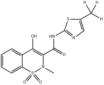 Meloxicam D3 Structure