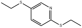 2,5-Bis(ethylthio)pyridine Structure