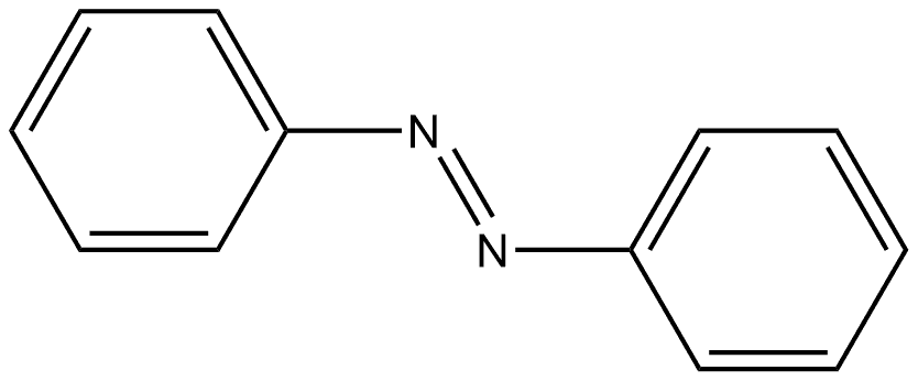 Diazene, 1,2-diphenyl-, stereoisomer 구조식 이미지