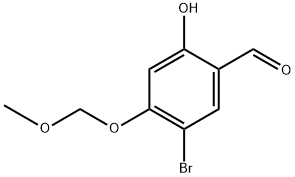 5-Bromo-2-hydroxy-4-(methoxymethoxy)benzaldehyde Structure