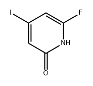 6-Fluoro-4-iodo-2-pyridone Structure