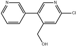 (6-chloro-[3,3'-bipyridin]-4-yl)methanol Structure