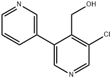 (5-chloro-[3,3'-bipyridin]-4-yl)methanol Structure