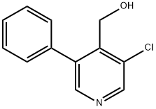 (3-chloro-5-phenylpyridin-4-yl)methanol Structure