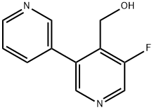 (5-fluoro-[3,3'-bipyridin]-4-yl)methanol Structure