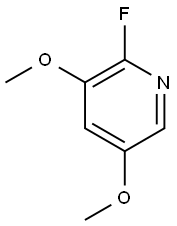 2-fluoro-3,5-dimethoxypyridine 구조식 이미지