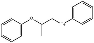 Benzofuran, 2,3-dihydro-2-[(phenyltelluro)methyl]- Structure