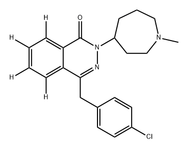Azelastine-d4 HCl Structure