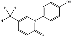 4’-Hydroxy Pirfenidone-d3 Structure