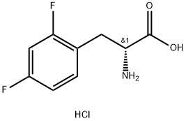 D-2,4-Difluorophe.HCl Structure