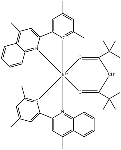 Ir(mphmq)2(tmd) Structure