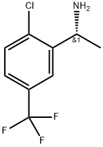 (1R)-1-[2-chloro-5-(trifluoromethyl)phenyl]ethanamine Structure