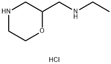 2-Morpholinemethanamine, N-ethyl-, dihydrochloride Structure