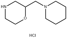 Morpholine,2-(1-piperidinylmethyl)-,dihydrochloride Structure