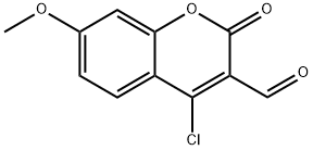 4-Chloro-7-methoxy-2-oxo-2H-chromene-3-carbaldehyde Structure