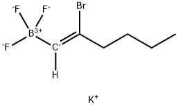 Potassium (Z)-2-bromo-1-hex-1-enyltrifluoroborate Structure