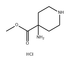 methyl 4-Aminopiperidine-4-carboxylate hydrochloride Structure