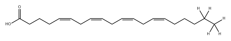 Arachidonic Acid-d5 구조식 이미지