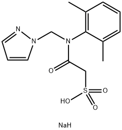 METAZACHLORESASODIUMSALT 구조식 이미지